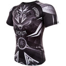 Rash Guard - Venum - 'Gladiator 3.0' - Svart Kortärmad