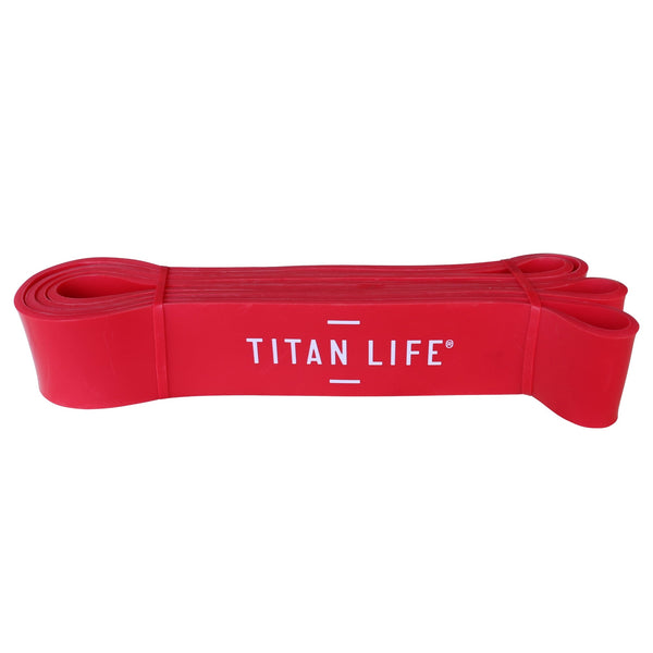 Träningsresår - Titan Life Pro - Power Band 22-56 kg - Röd