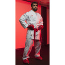 Karate Gi - Adidas - Revoflex - Hvid/Rød