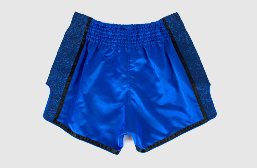Muay Thai Shorts - Fairtex - 'BS1702' - Svart-Blå