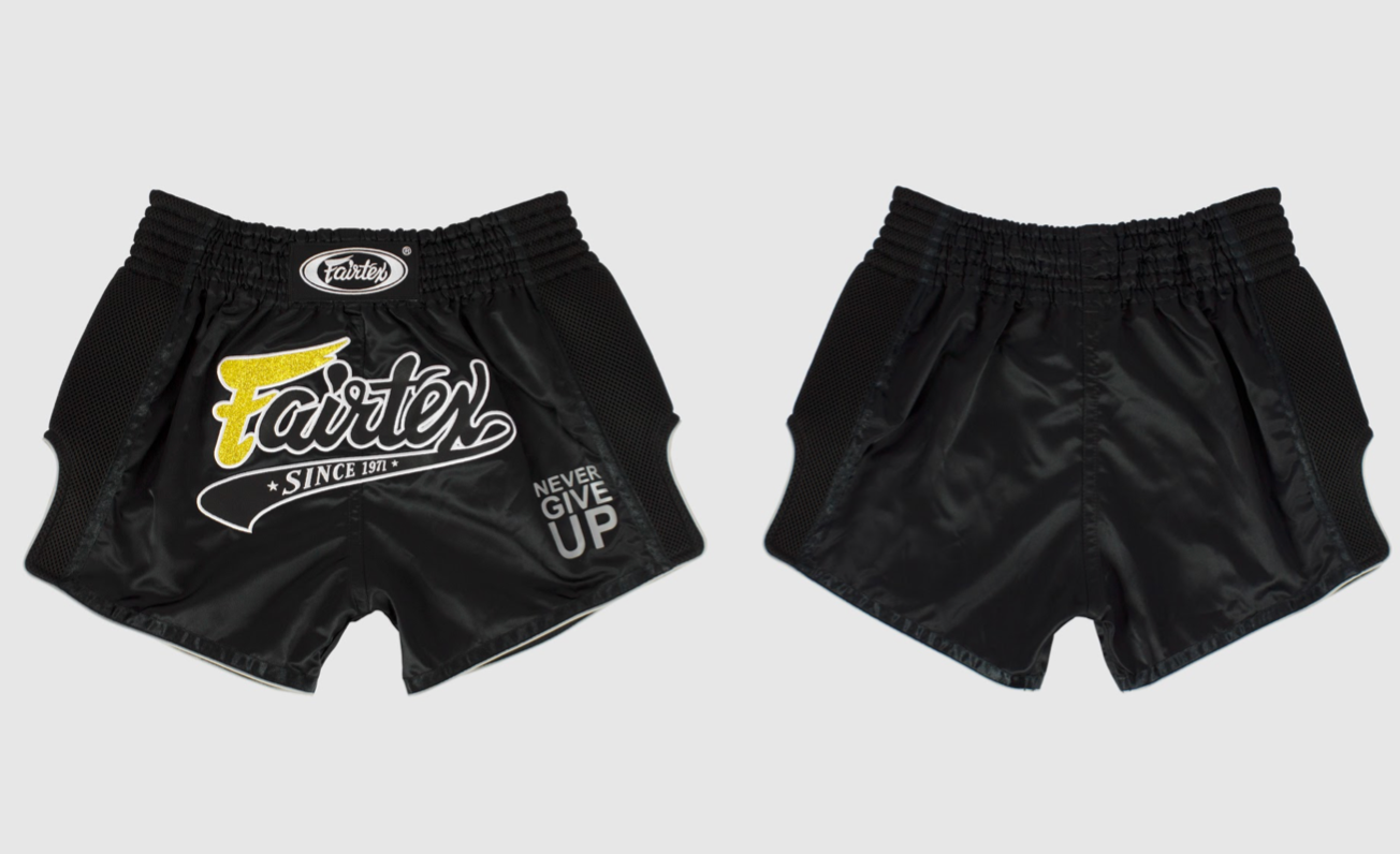 Muay Thai Shorts - Fairtex - 'BS1708' - Svart