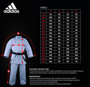 Karatedräkt - Adidas Karate - 'K380J ' - WKF - Vit