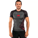 Rash Guard - Venum - 'Contender 5.0' - Svart-Röd - Kortärmad