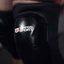 Knäskydd - Nippon Sport - PU - Läder - Svart