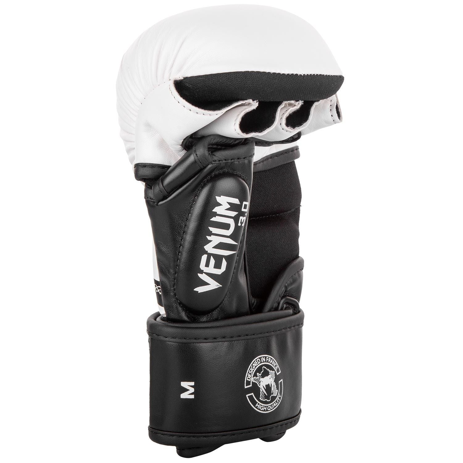 MMA Sparring Gloves - Venum - 'Challenger 3.0' - White/Black