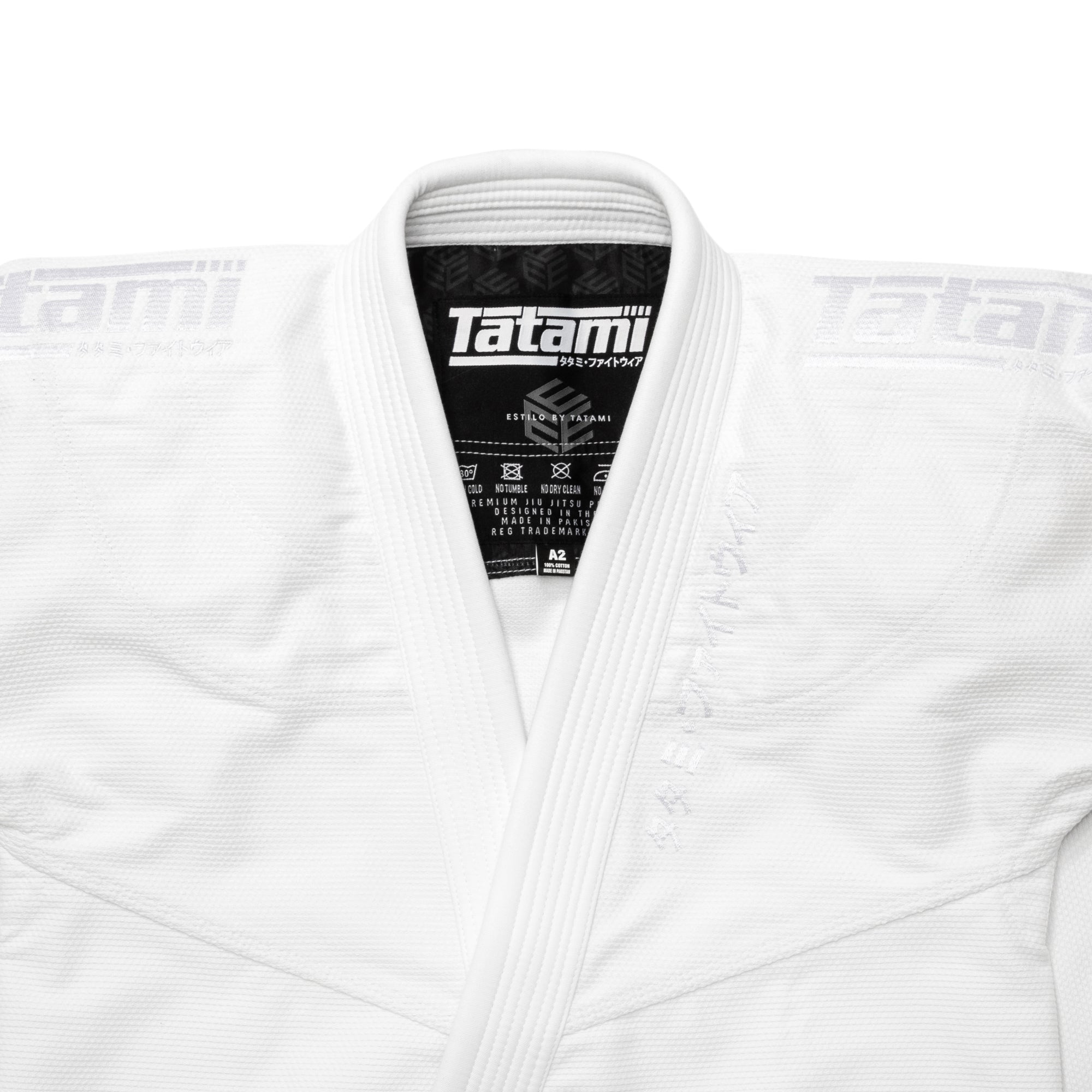 BJJ Gi -Tatami Fightwear - Estilo Black Label - White