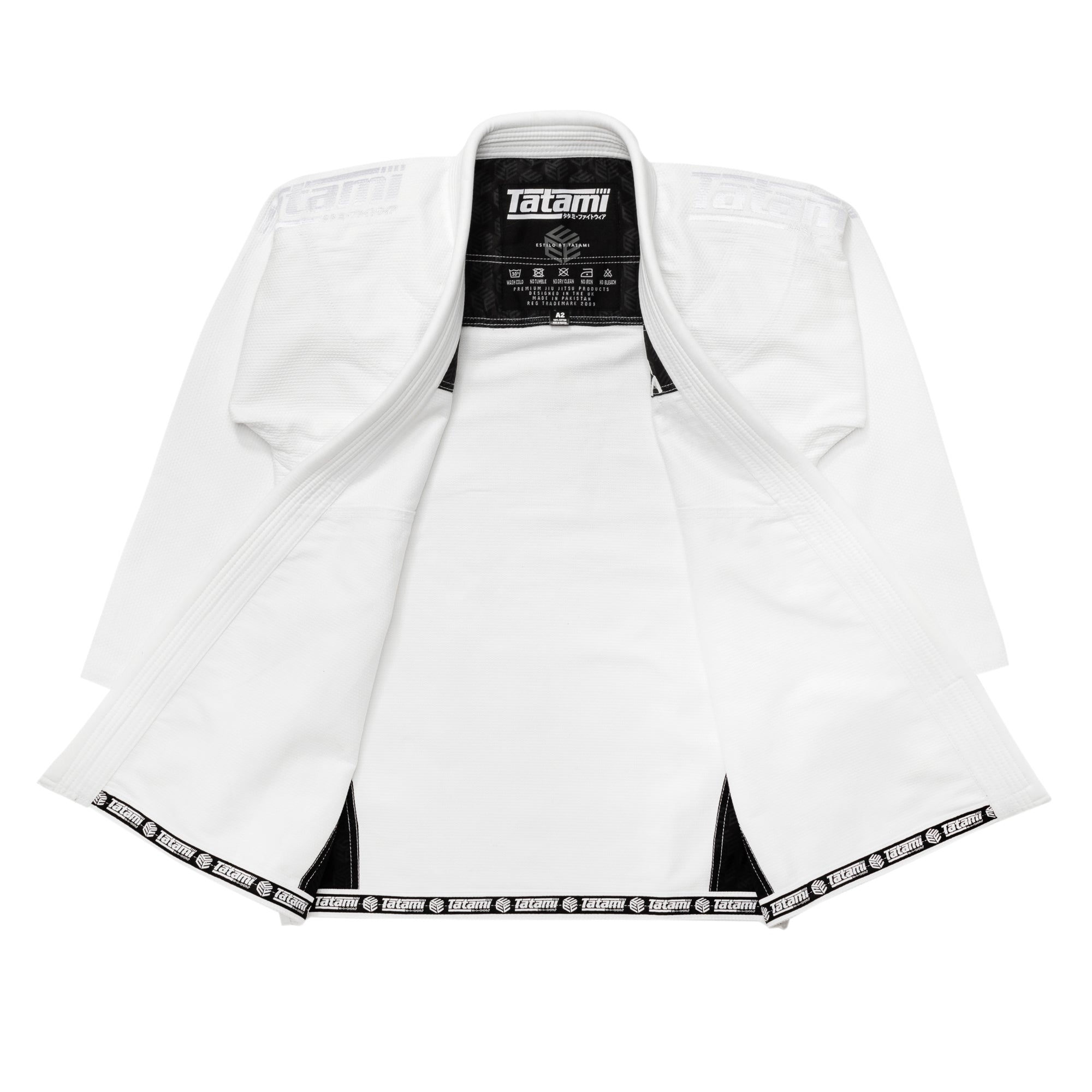 BJJ Gi -Tatami Fightwear - Estilo Black Label - White