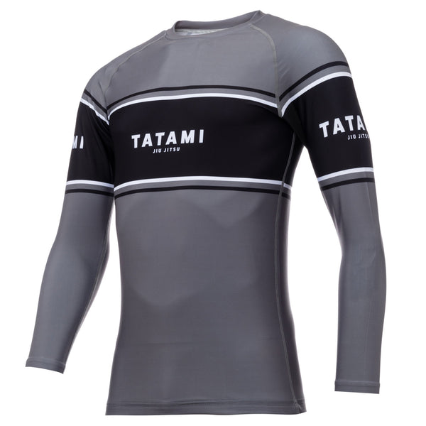 Rash Guard - Men - Tatami Fightwear - Fraction Long Sleeve - Grey