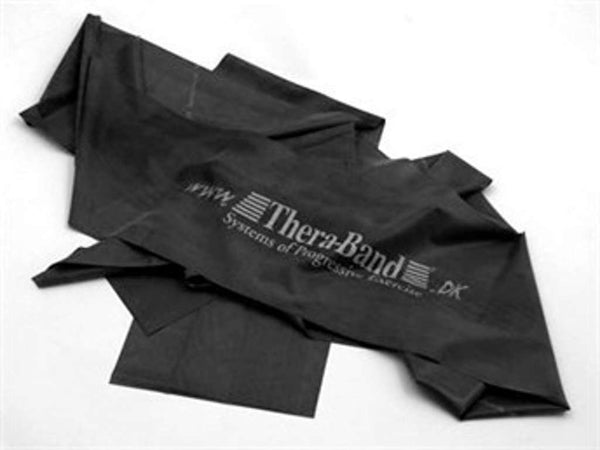 Träningselastik – Thera-Band – 2,5m BULK – Svart