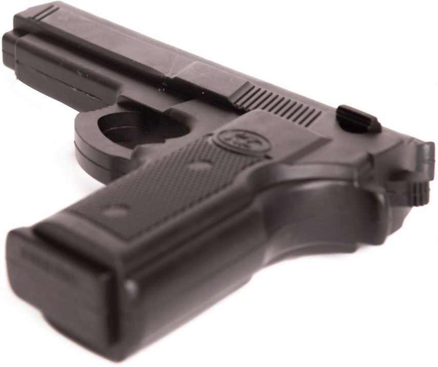 Pistolattrapp, Svart