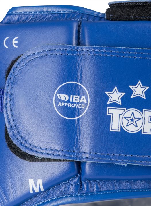 TOP TEN IBA-Godkänd Boxningshjälm (Med Märke) Blå