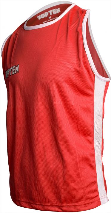 Boxningslinne - Top Ten "IBA" Tank Top - Röd