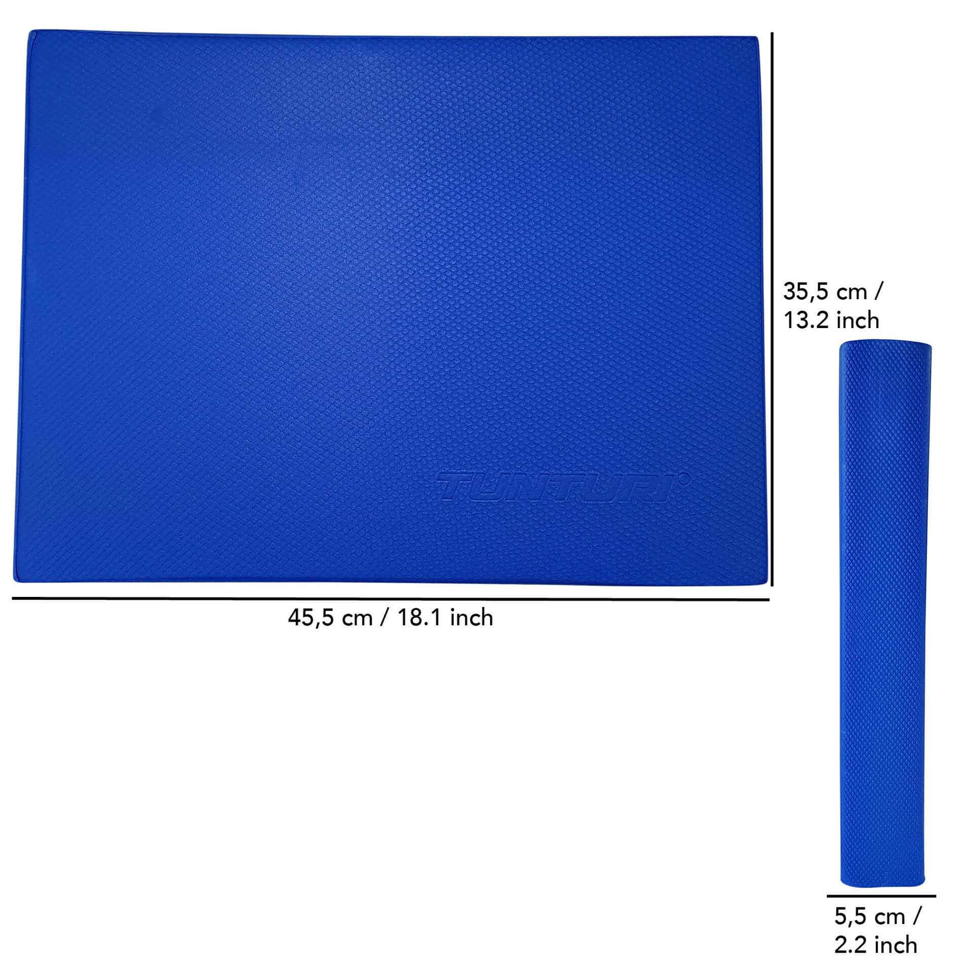 Balancepude - Tunturi - 'TPE' - Blå