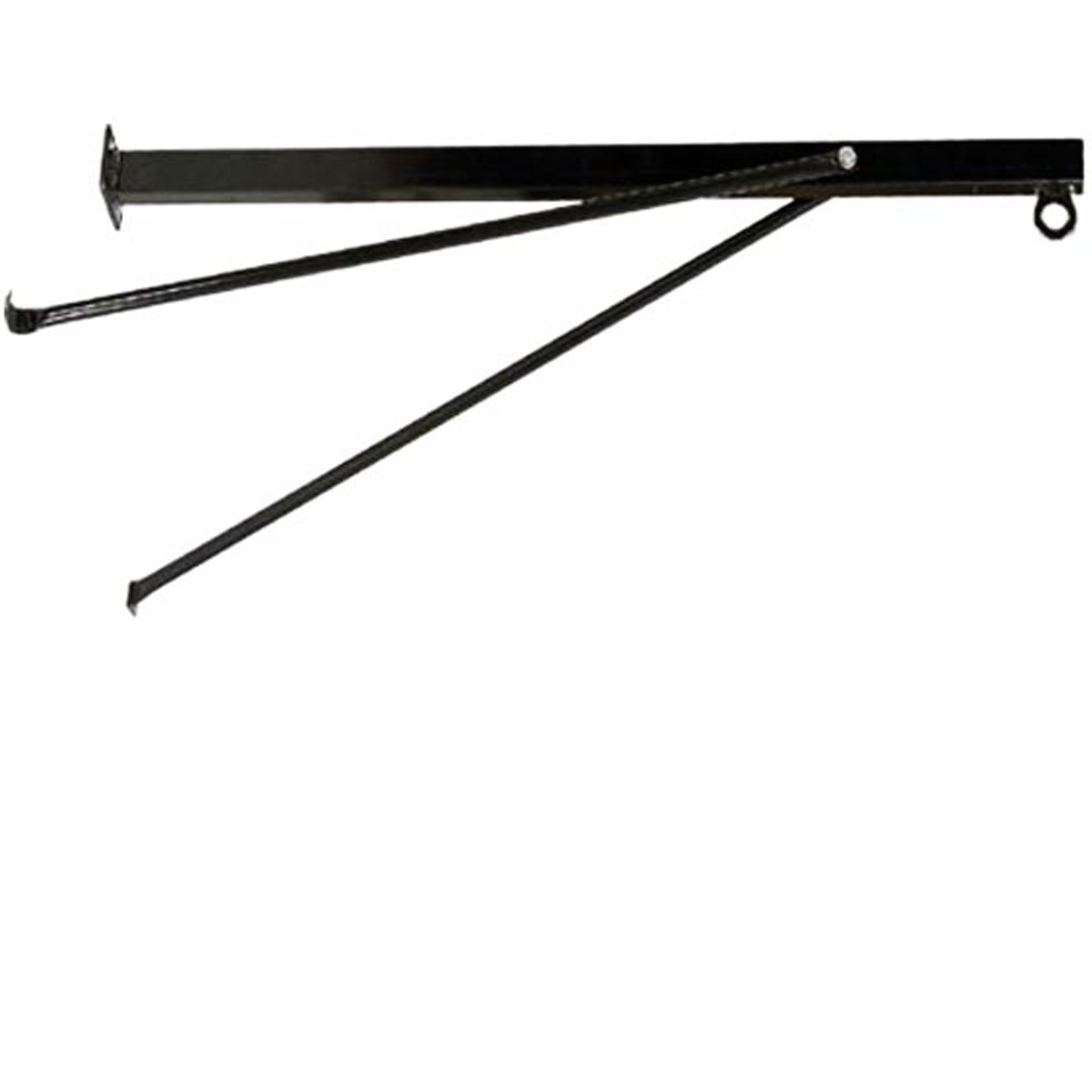 Väggfäste till sandsäck, lång - Svart