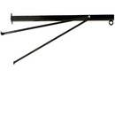 Väggfäste till sandsäck, lång - Svart