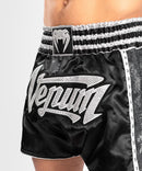 Muay Thai Shorts - Venum - 'Absolute 2.0' - Svart/Silver