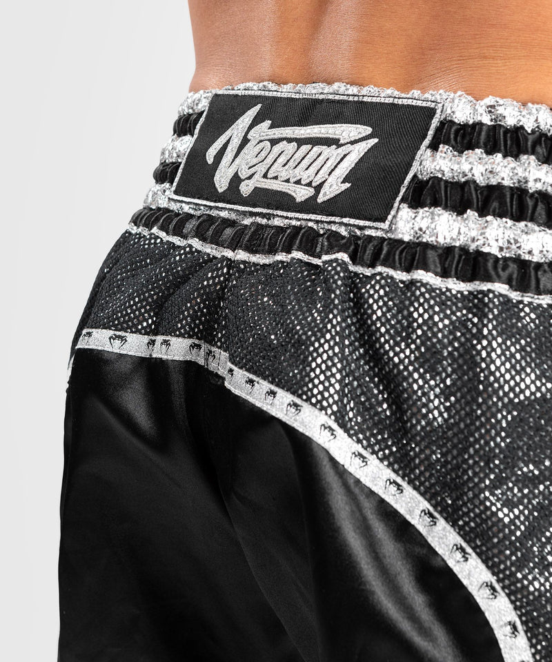 Muay Thai Shorts - Venum - 'Absolute 2.0' - Svart/Silver