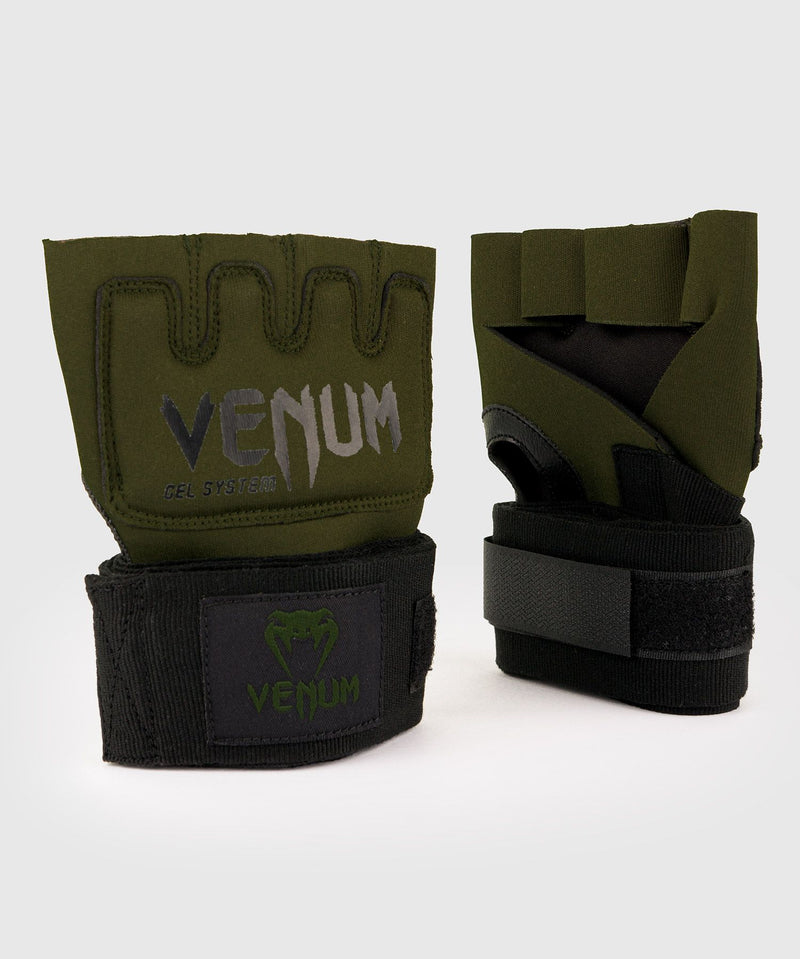 Inner Gloves - Venum - "Kontact" - Gel Gloves - Khaki - Svart