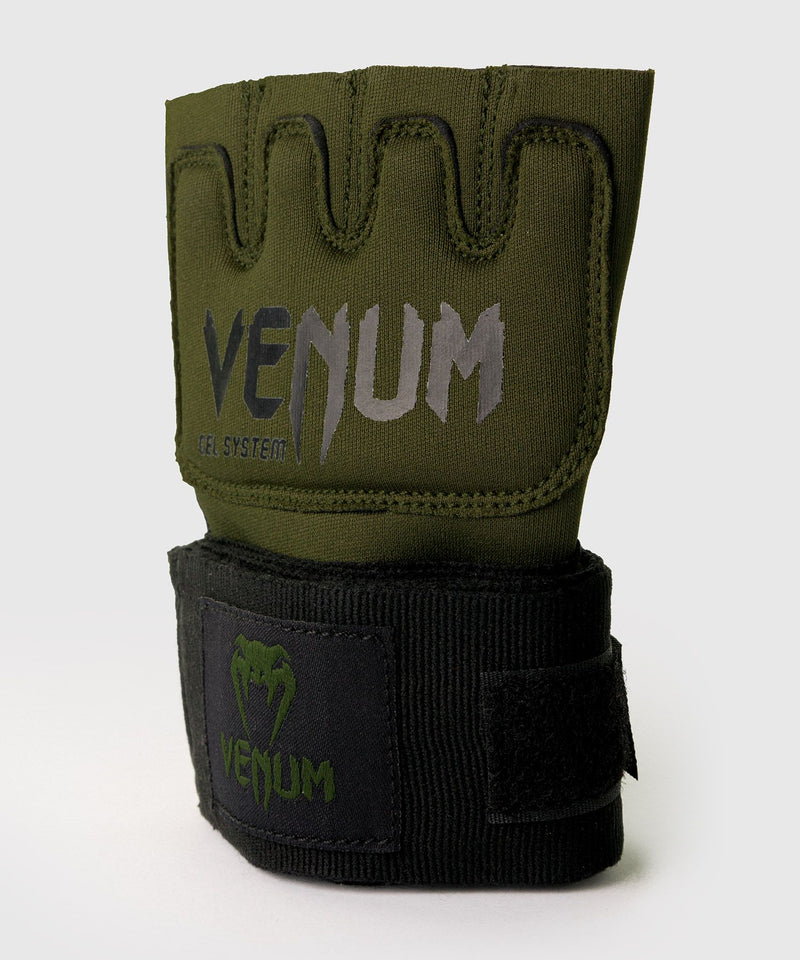 Inner Gloves - Venum - "Kontact" - Gel Gloves - Khaki - Svart