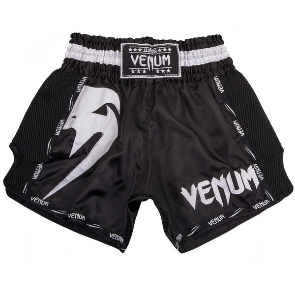 Muay Thai Shorts - Venum - 'Giant' - Svart-Vit