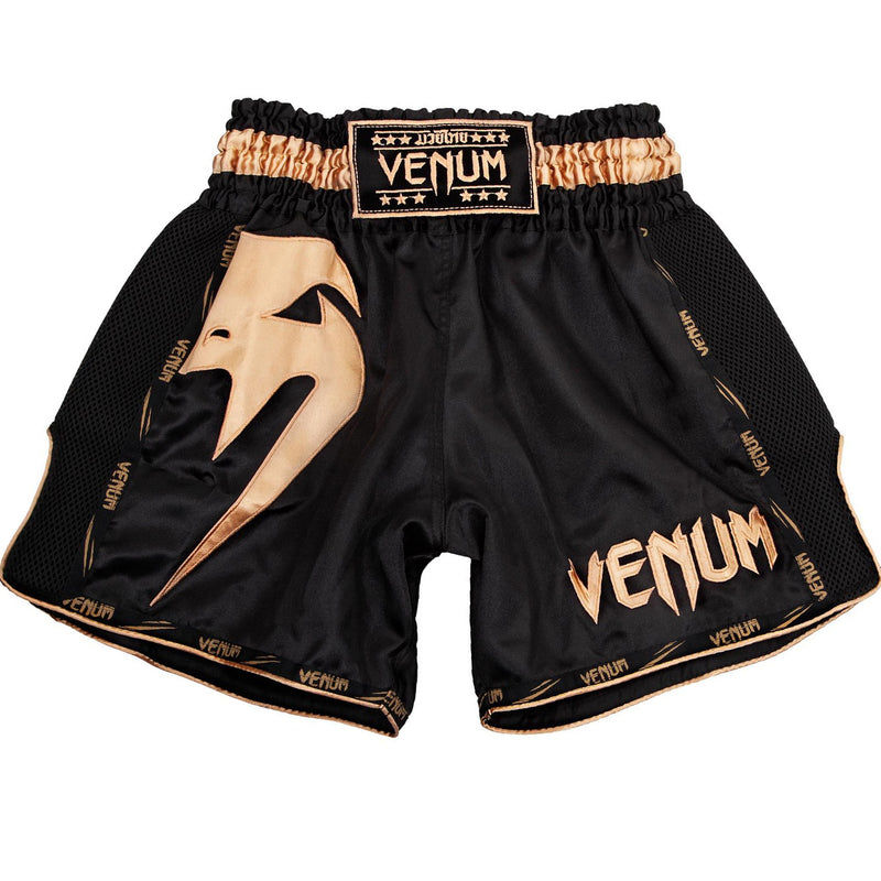 Muay Thai Shorts - Venum - 'Giant' - Svart-Guld