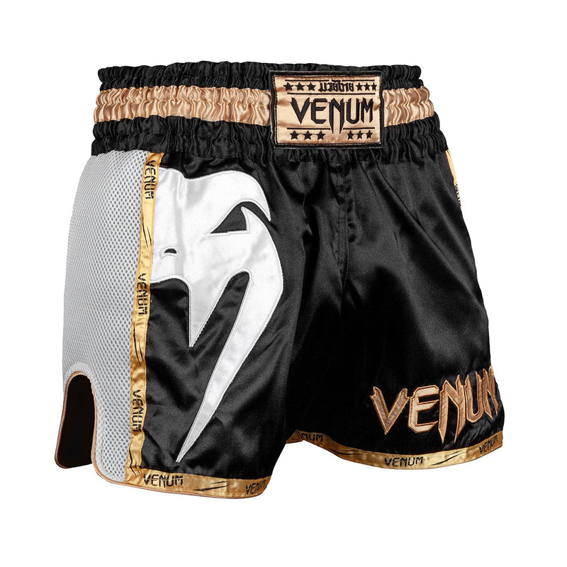 Muay Thai shorts - Venum - "Giant" - Sort-Guld