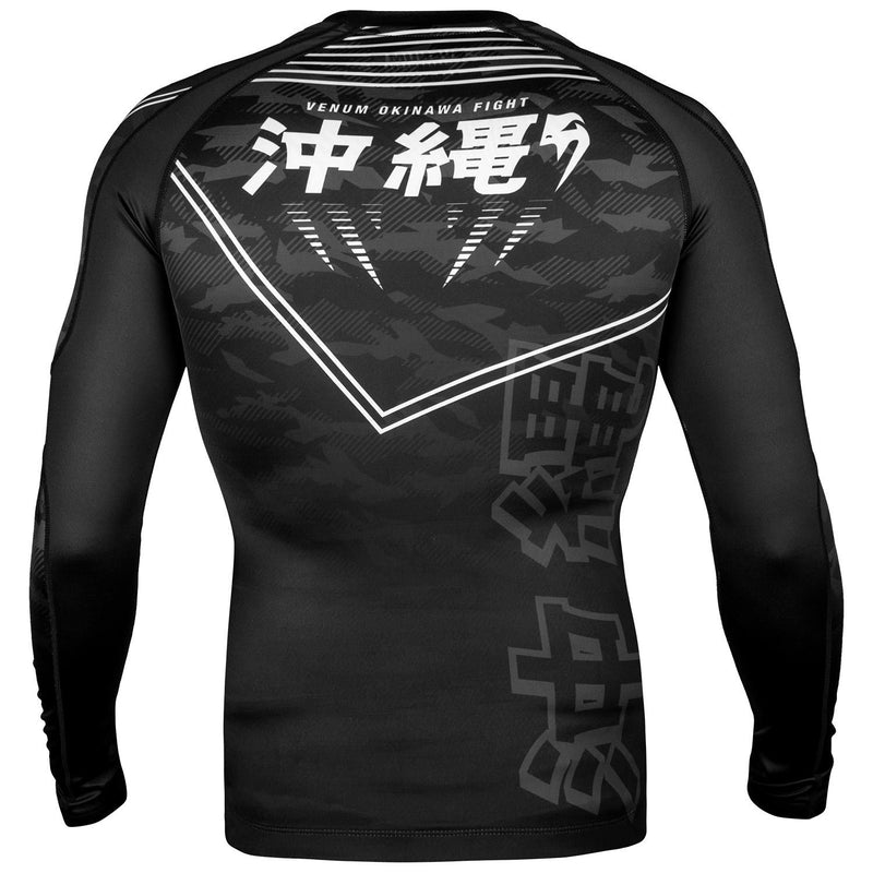 Rashguard - Venum Okinawa 2.0 - Long Sleeves - Black/White