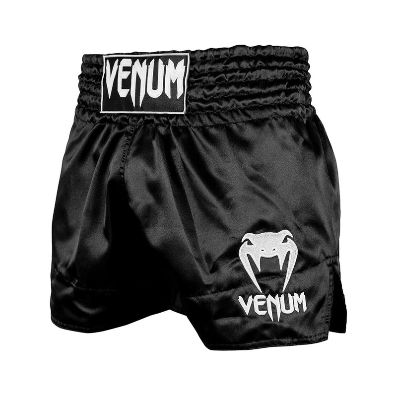 Muay Thai Shorts - Venum - 'Classic' - Svart-Vit