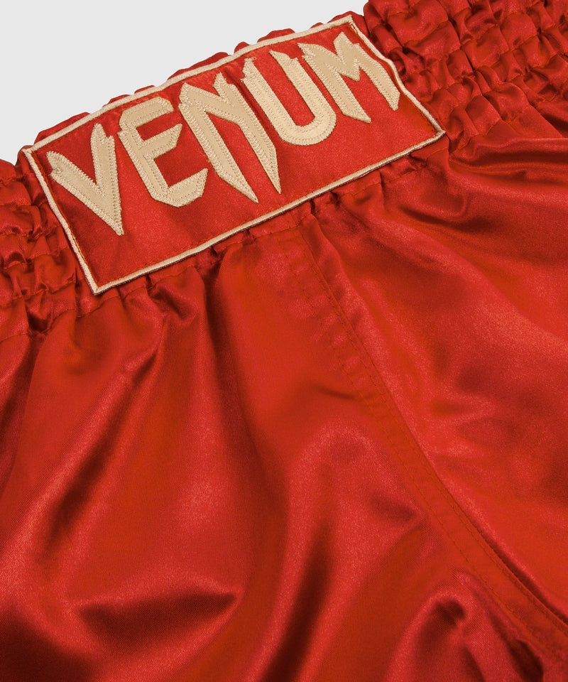 Muay Thai Shorts - Venum - Classic - Bordeaux/Gold