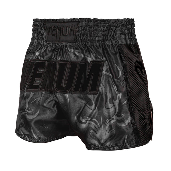 Muay Thai Shorts - Venum - "Devil" - Svart-Svart