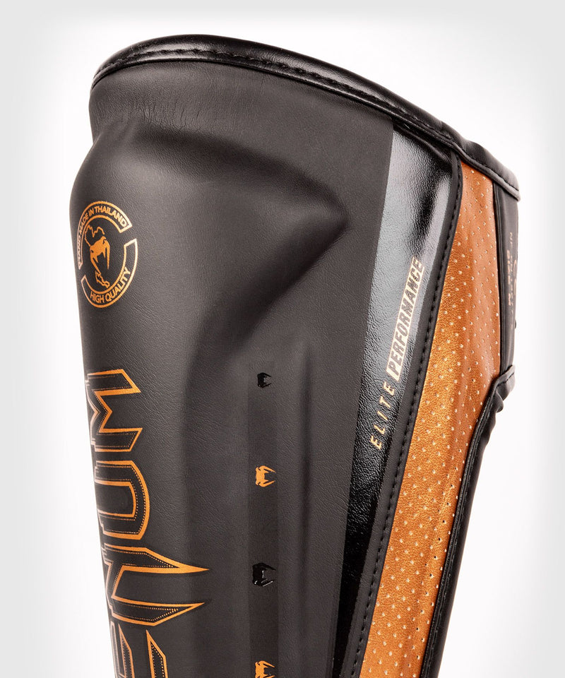 Shin Guard - Venum - 'Elite Evo' - Black/Bronze