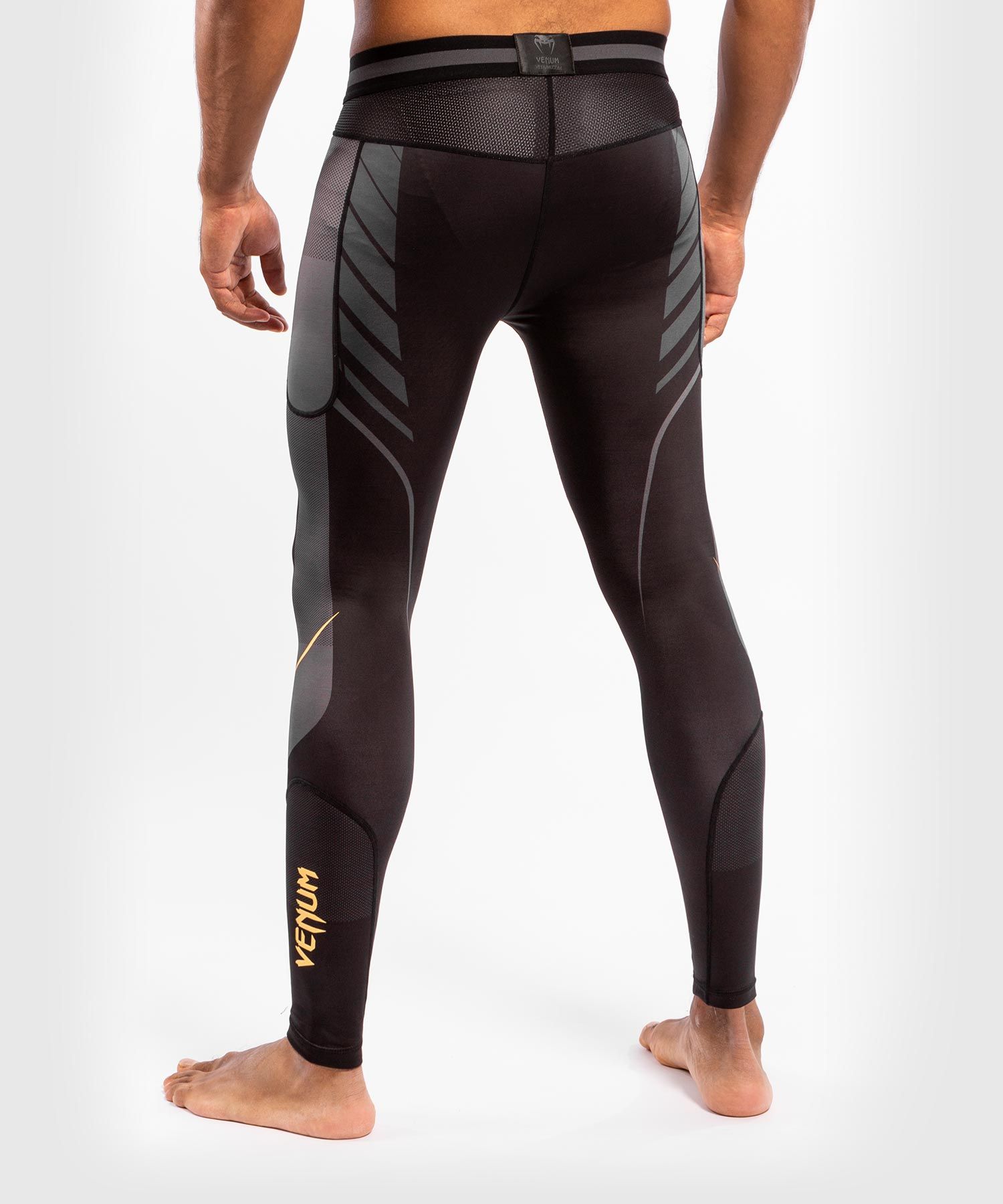 Compression Tights - Venum - 'Athletics' - Black-Gold