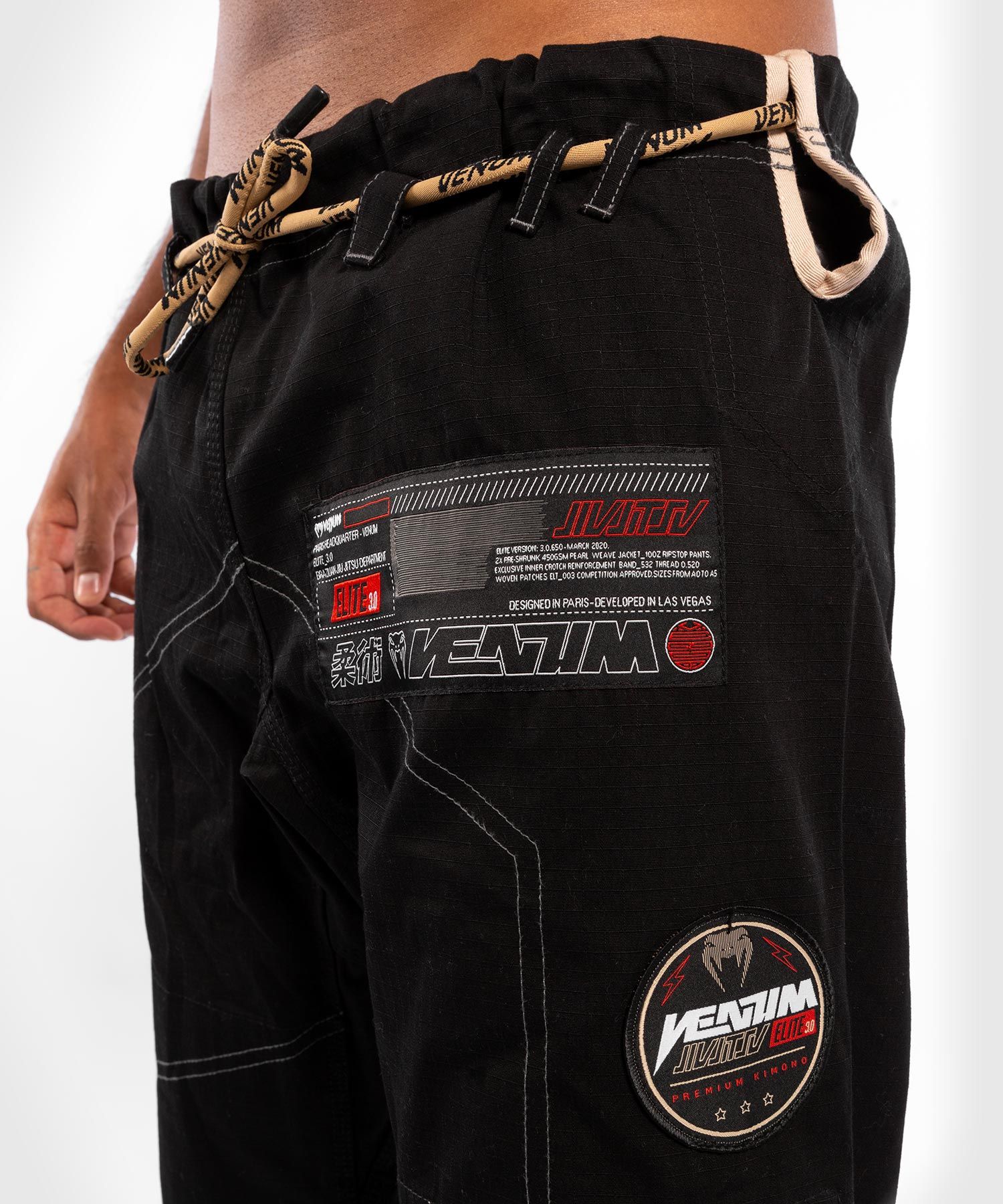 BJJ Gi - Venum - Elite 3.0 - Black