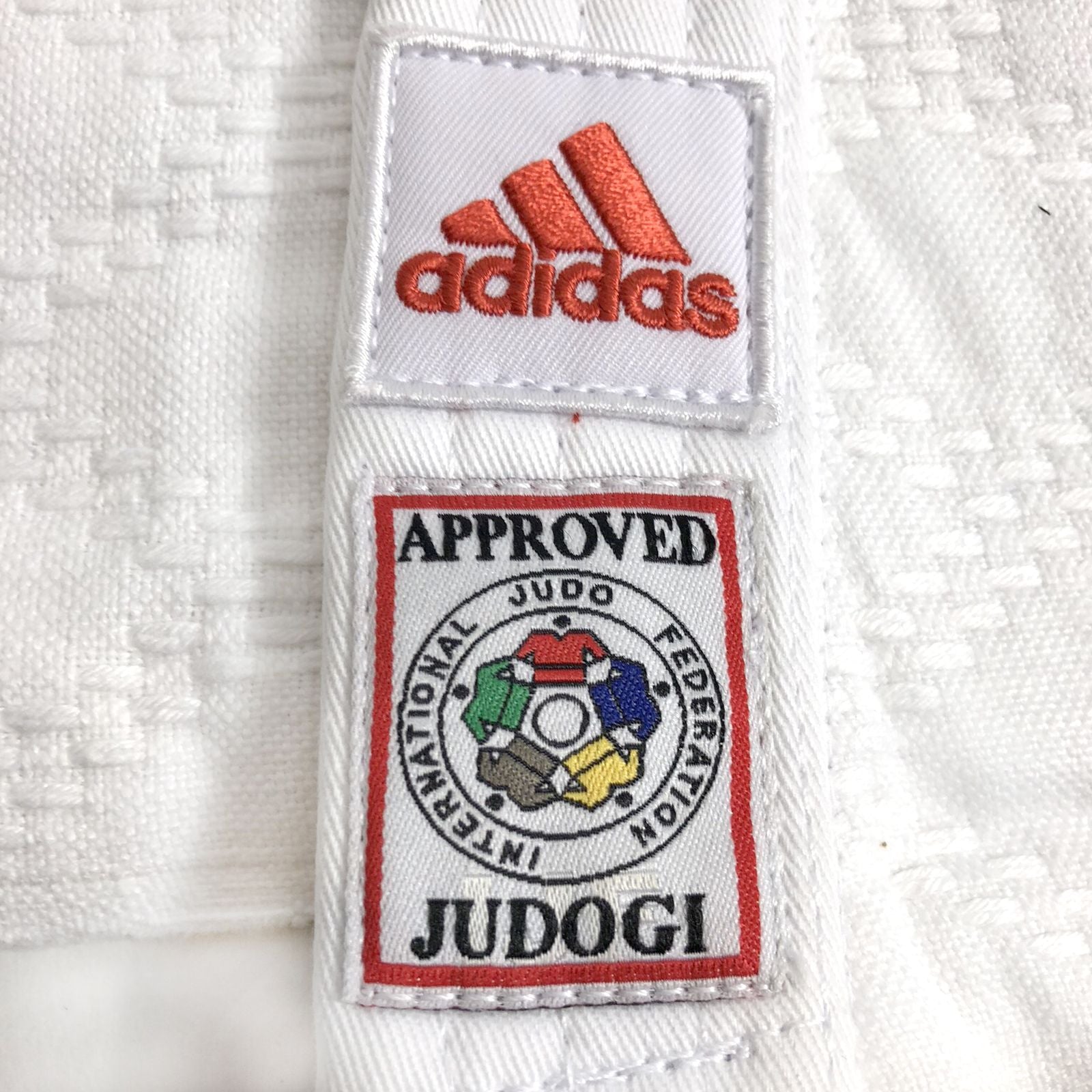 Judo Uniform - Adidas Judo - 'Champion 2.0' - Slim Fit - Vit-Röd
