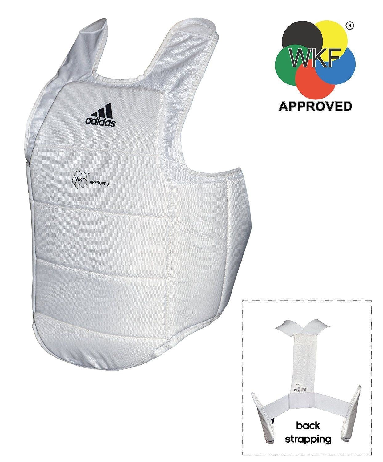 Kampväst WKF - Adidas - Vit